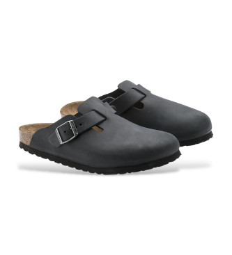 Birkenstock Boston Leather Clogs black