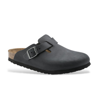 Birkenstock Boston Leather Clogs black
