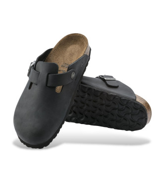 Birkenstock Boston Leather Clogs black