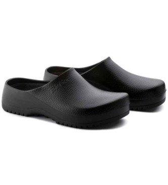 Birkenstock Sabots en cuir Super-Birki noir