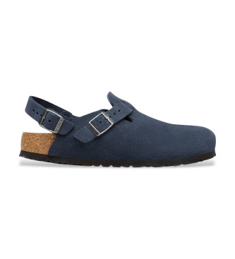 Birkenstock Tokio Leder Clogs navy