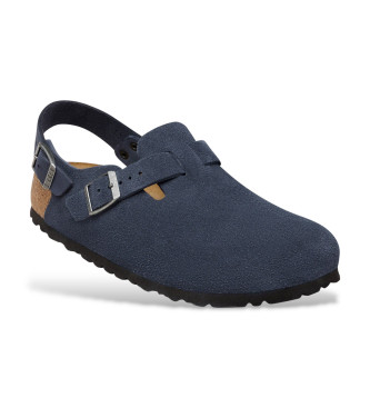 Birkenstock Tokio Leder Clogs navy