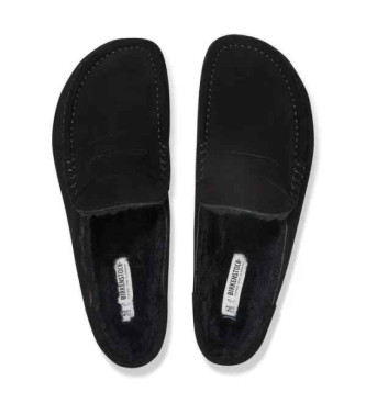 Birkenstock Tamancos Naples Shearling (Ajuste Regular) preto