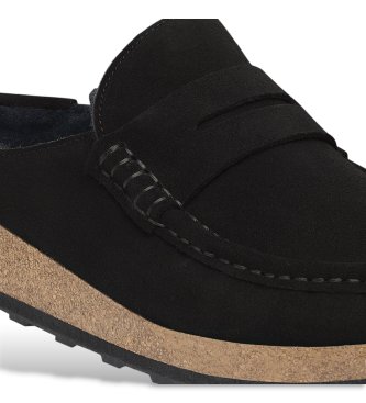 Birkenstock Zoccoli Naples Shearling (Vestibilità Regular) nero
