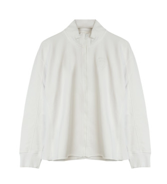 Blauer Veste de sport blanche