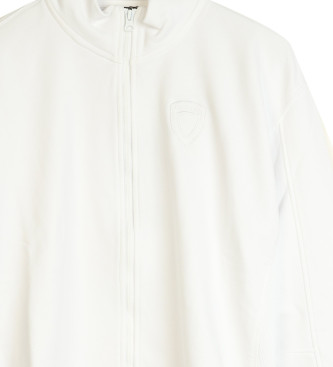 Blauer Veste de sport blanche