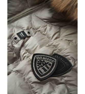 Blauer Manteau beige Aldie