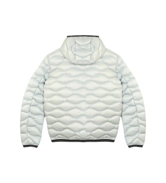 Blauer Brinton Wave Quilted light blue coat