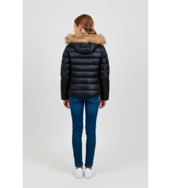 Blauer Manteau Ivoire noir