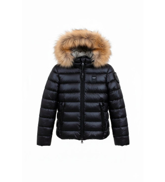Blauer Manteau Ivoire noir