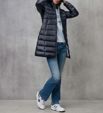 Blauer Cappotto lungo Agnes blu scuro