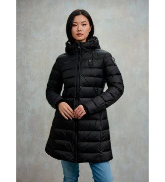 Blauer Cappotto lungo nero Agnes