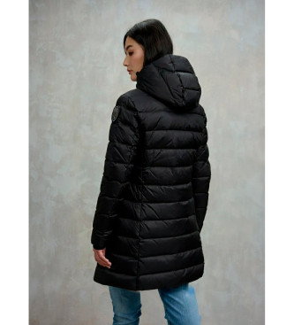 Blauer Cappotto lungo nero Agnes
