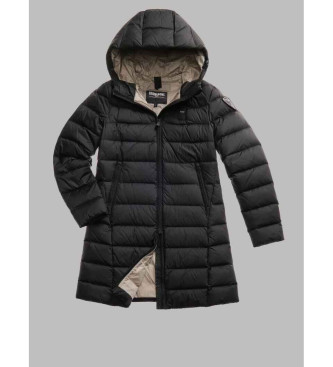Blauer Cappotto lungo nero Agnes