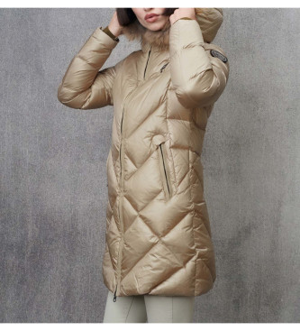 Blauer Cappotto lungo Althea beige