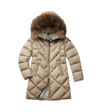 Blauer Cappotto lungo Althea beige