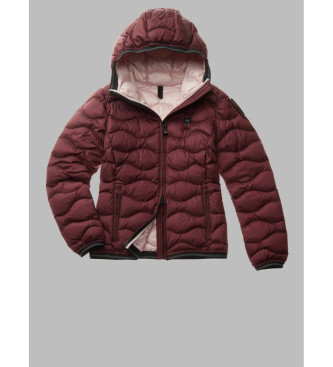 Blauer Maroon Camellia golvende mantel