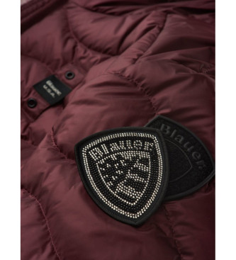 Blauer Maroon Camellia golvende mantel