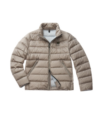 Blauer Austin beige Jacke