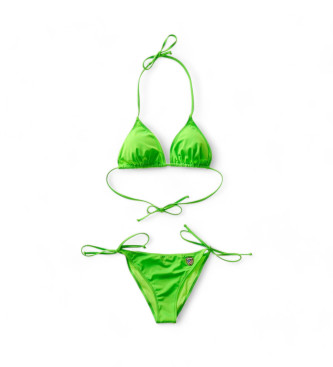 Blauer Bikini semplice verde
