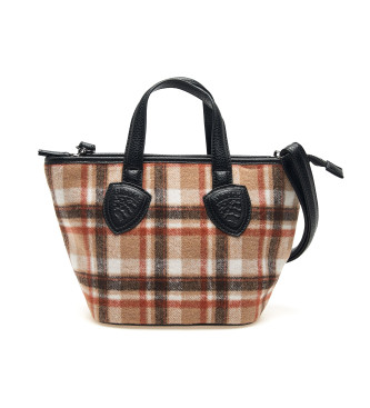 Blauer Borsa Fantasia Quadroni beige