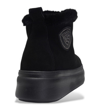 Blauer Stivaletto Emery 02 in pelle nera