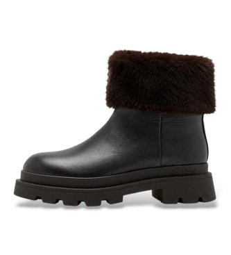 Blauer Kimmel 10 black leather ankle boots