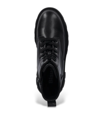 Blauer Botines de piel Kimmel negro