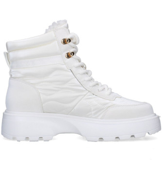 Blauer Laarzen leather ankle boots white