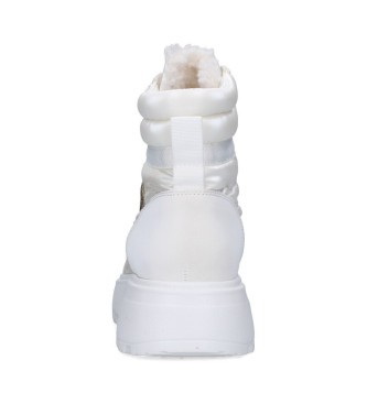 Blauer Laarzen leather ankle boots white