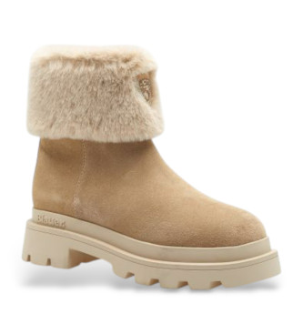 Blauer Botins Kimmel bege