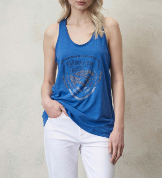 Blauer American Neckline T-shirt blue