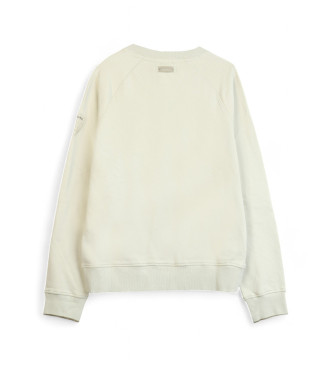 Blauer Sweat-shirt Camp blanc cass