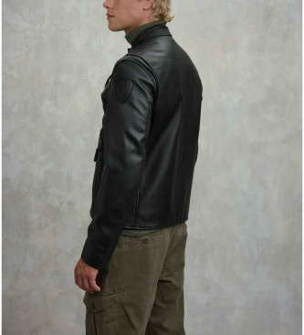 Blauer Cazadora de piel Ripley negro