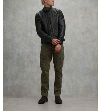 Blauer Cazadora de piel Ripley negro