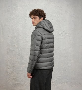 Blauer Acton grey quilted jacket