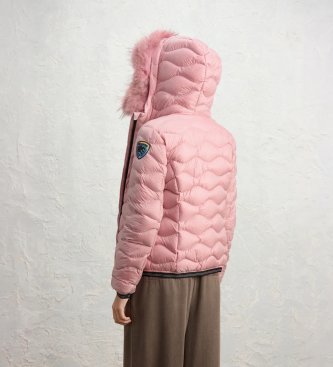Blauer Giacca imbottita Aldie Colors Down rosa