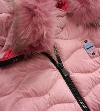 Blauer Giacca imbottita Aldie Colors Down rosa