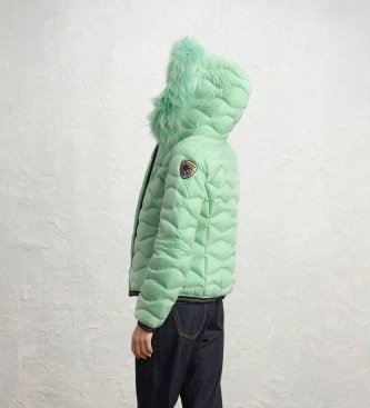 Blauer Giacca imbottita Aldie Colors Down verde