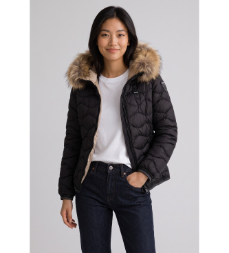 Blauer Aldie black quilted jacket