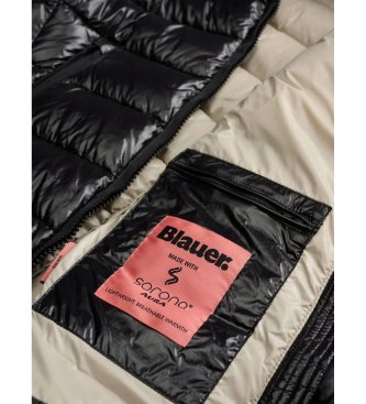 Blauer Caroll Steppjacke, schwarz