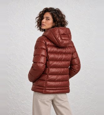 Blauer Veste matelassée Caroll rouge