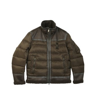 Blauer Veste matelassée Organ New vert-brun