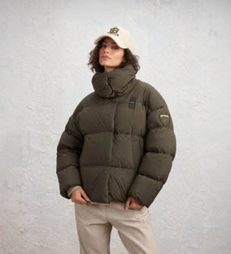 Blauer Veste matelassée Ross verte