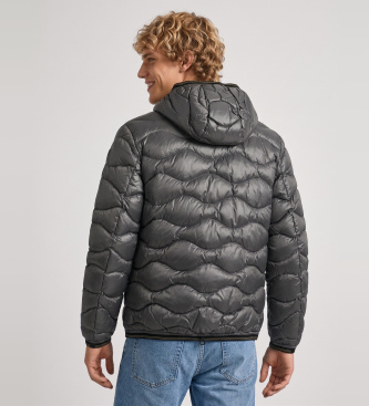 Blauer Wave grey quilted jacket