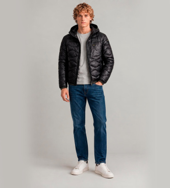 Blauer Chaqueta acolchada Wave negro