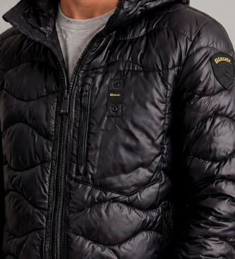 Blauer Chaqueta acolchada Wave negro