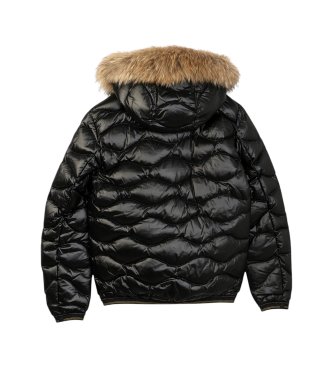 Blauer Veste matelassée Wavefur noire