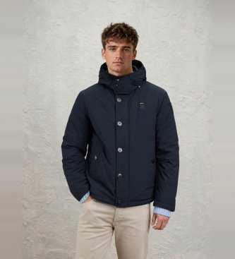 Blauer Giacca Andrew blu marino