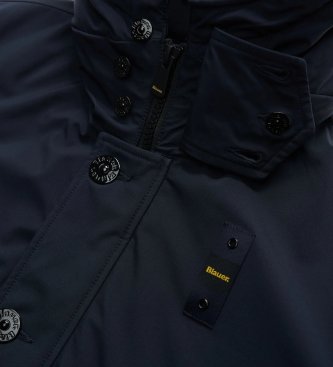 Blauer Giacca Andrew blu marino